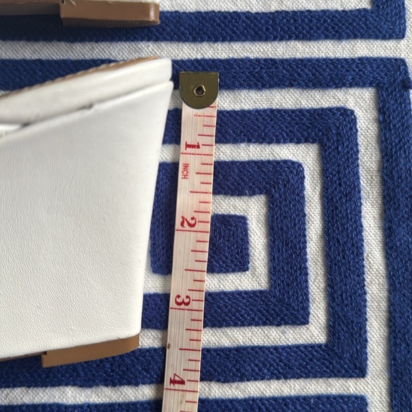 Tahari Weston White Leather Mule - Size 8M - Picture 7 of 7